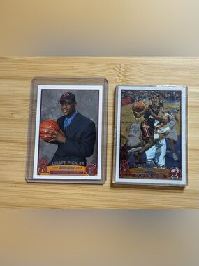 2003-04 Topps Chrome Dwyane Wade #115 & #225 RC Draft Pick Rookie Miami Heat